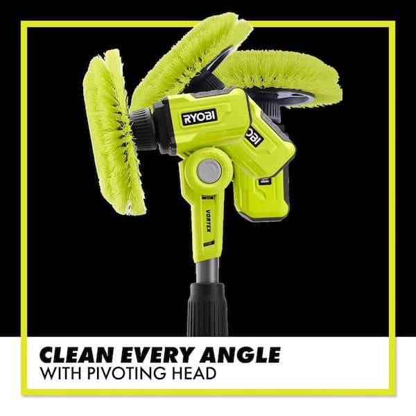 RYOBI ONE+ 18V Cordless Telescoping Power Scrubber (Tool Only