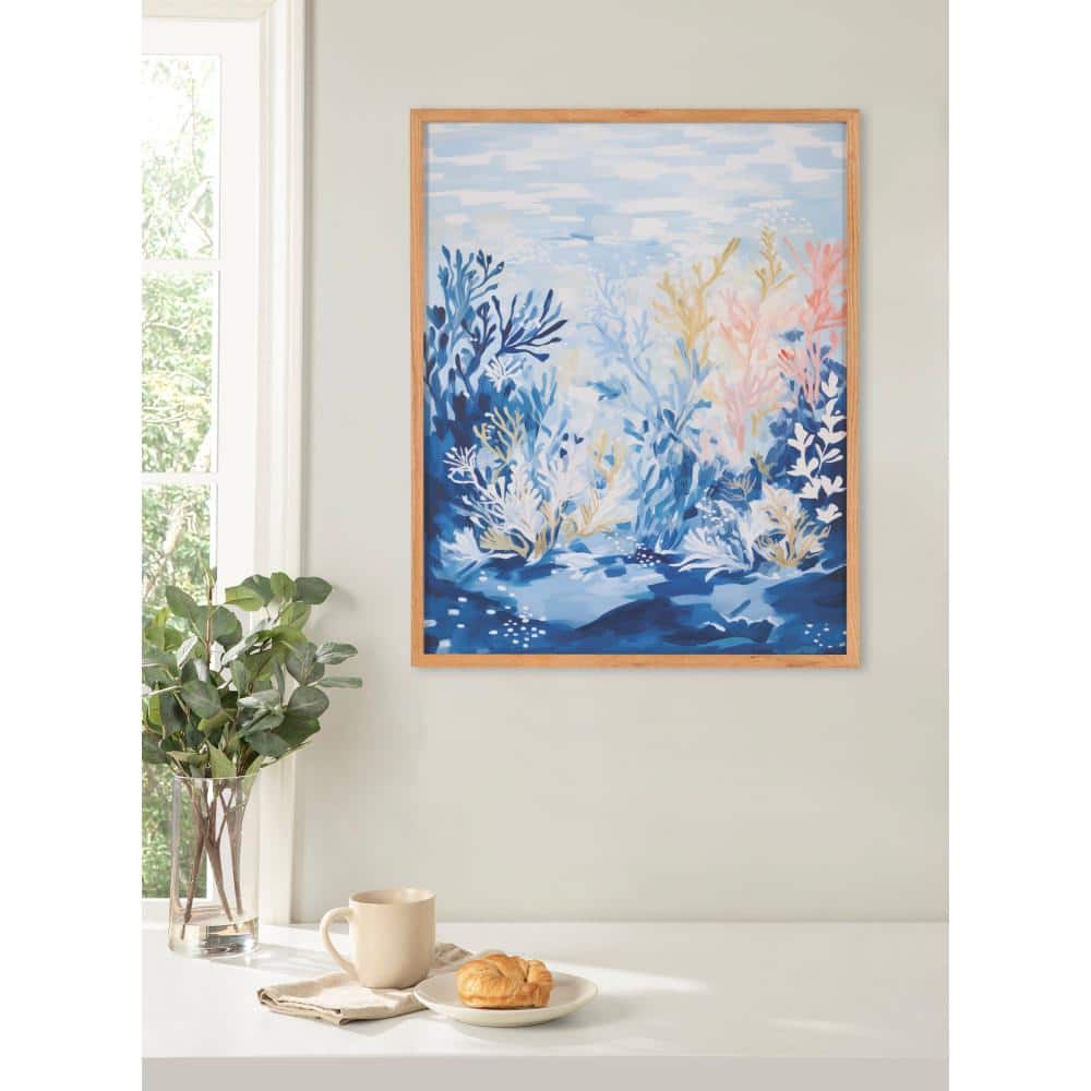 Natural Framed Underwater Ocean Landscape Print, 16x20