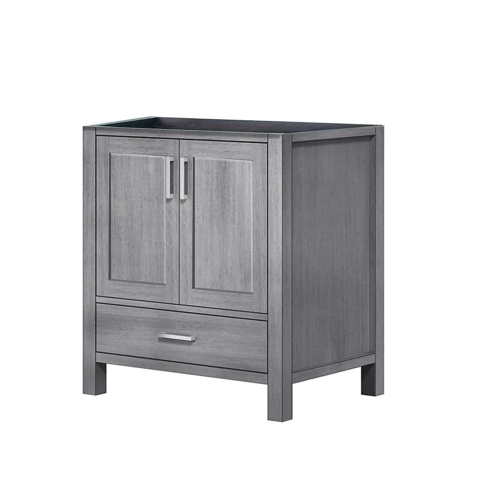 Jacques 30" Distressed Grey Solid Birch Bathroom Vanity