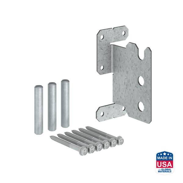 thumbnail image 2 of Simpson Strong-Tie H1 18-Gauge ZMAX Galvanized Hurricane Tie 2 of 10