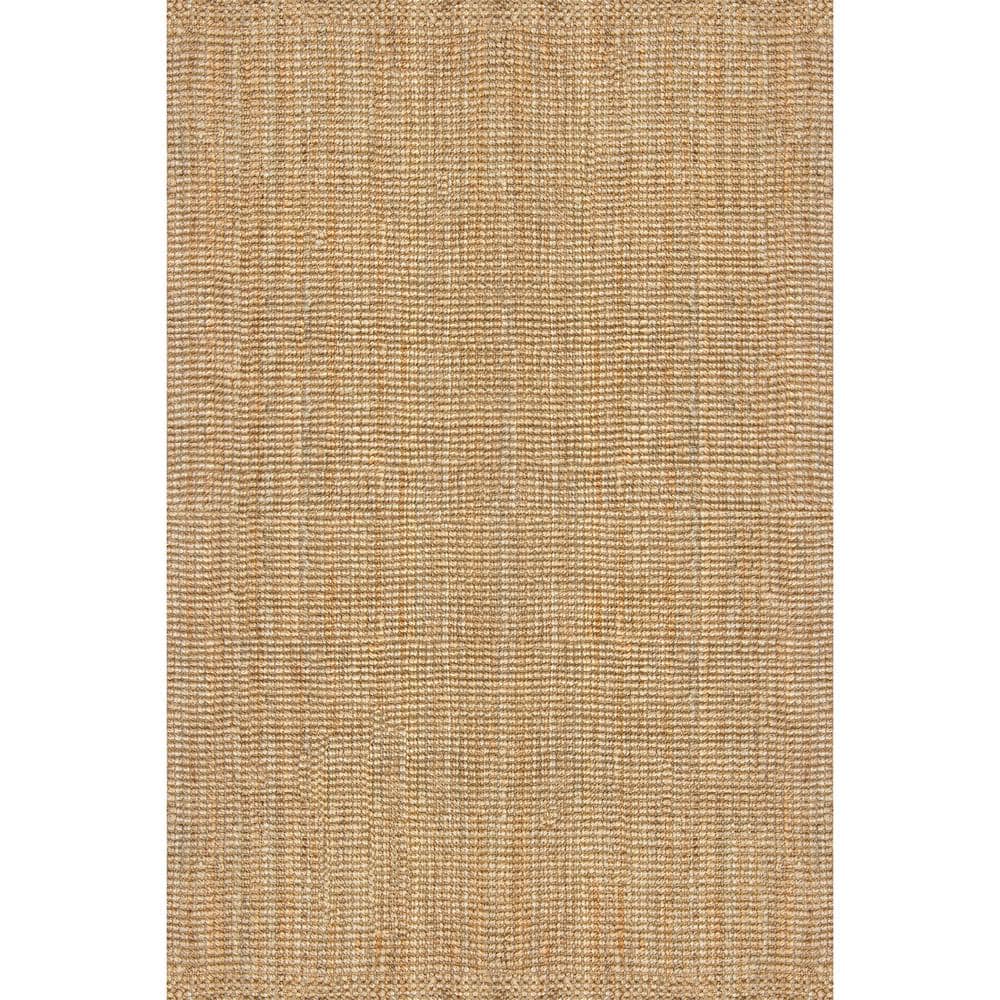 Raleigh Jute Boucle Natural 8 ft. x 10 ft. Area Rug