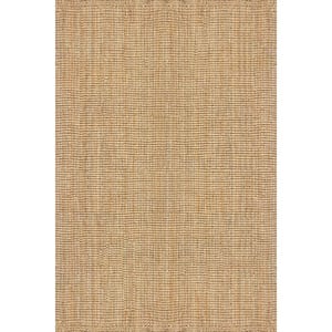 Raleigh Jute Boucle Natural 8 ft. x 10 ft. Area Rug