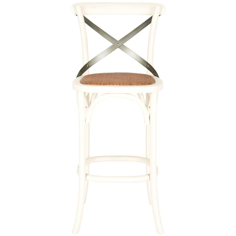 Eleanor 30.7 in. Ivory Bar Stool
