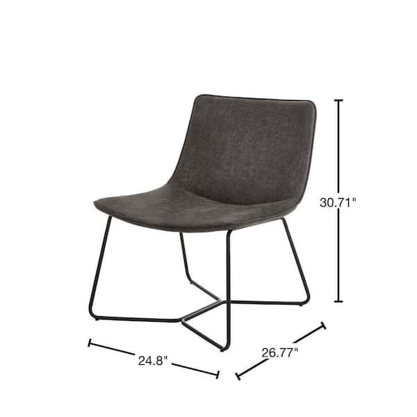 Oakburne Smoke Gray Upholstered Accent Chair