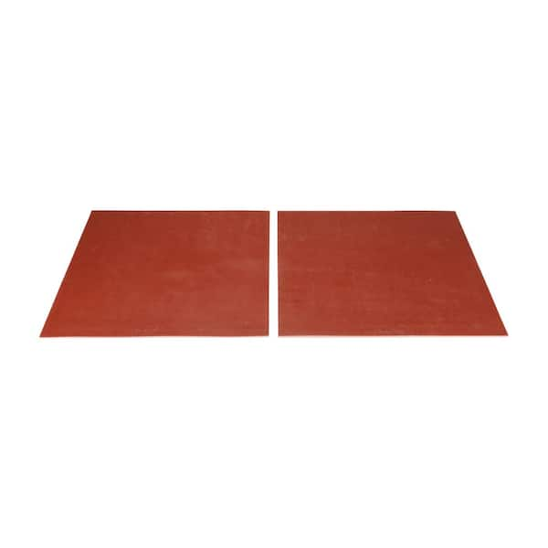 Silicone Rubber Pad 6 x 6 Square 1/4 Thick