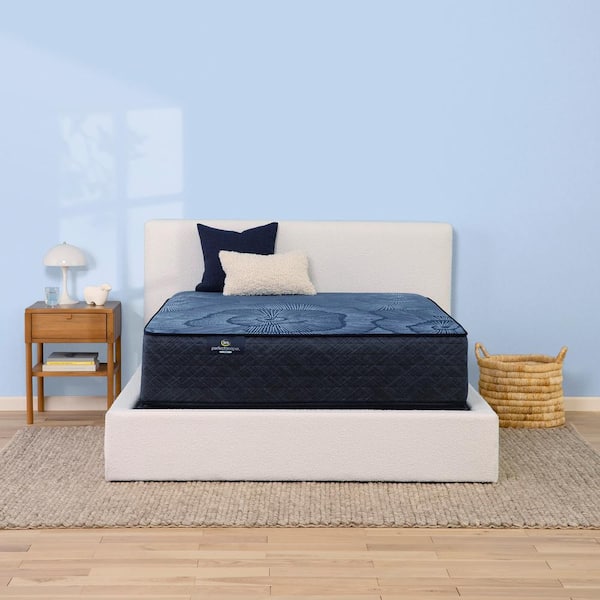 Serta Perfect Sleeper Radiant Rest Queen Firm 14.0 in. Mattress Set with 9 in. Foundation