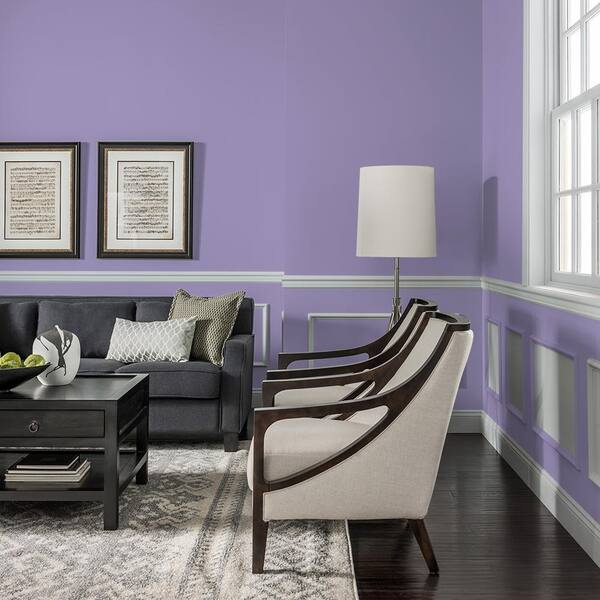Glidden Diamond 1 Qt Ppg1175 5 French Violet Eggshell Interior Paint With Primer Ppg1175 5d 04e The Home Depot
