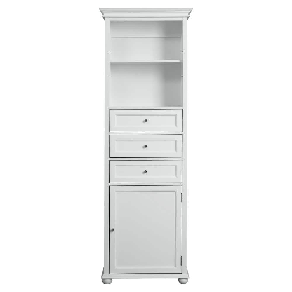 Freestanding Linen Cabinet Bf 21892 Wh
