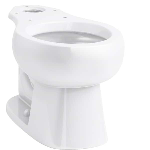 Sterling Windham 12 in. Rough-in Round-Front Toilet Bowl Only in White ...