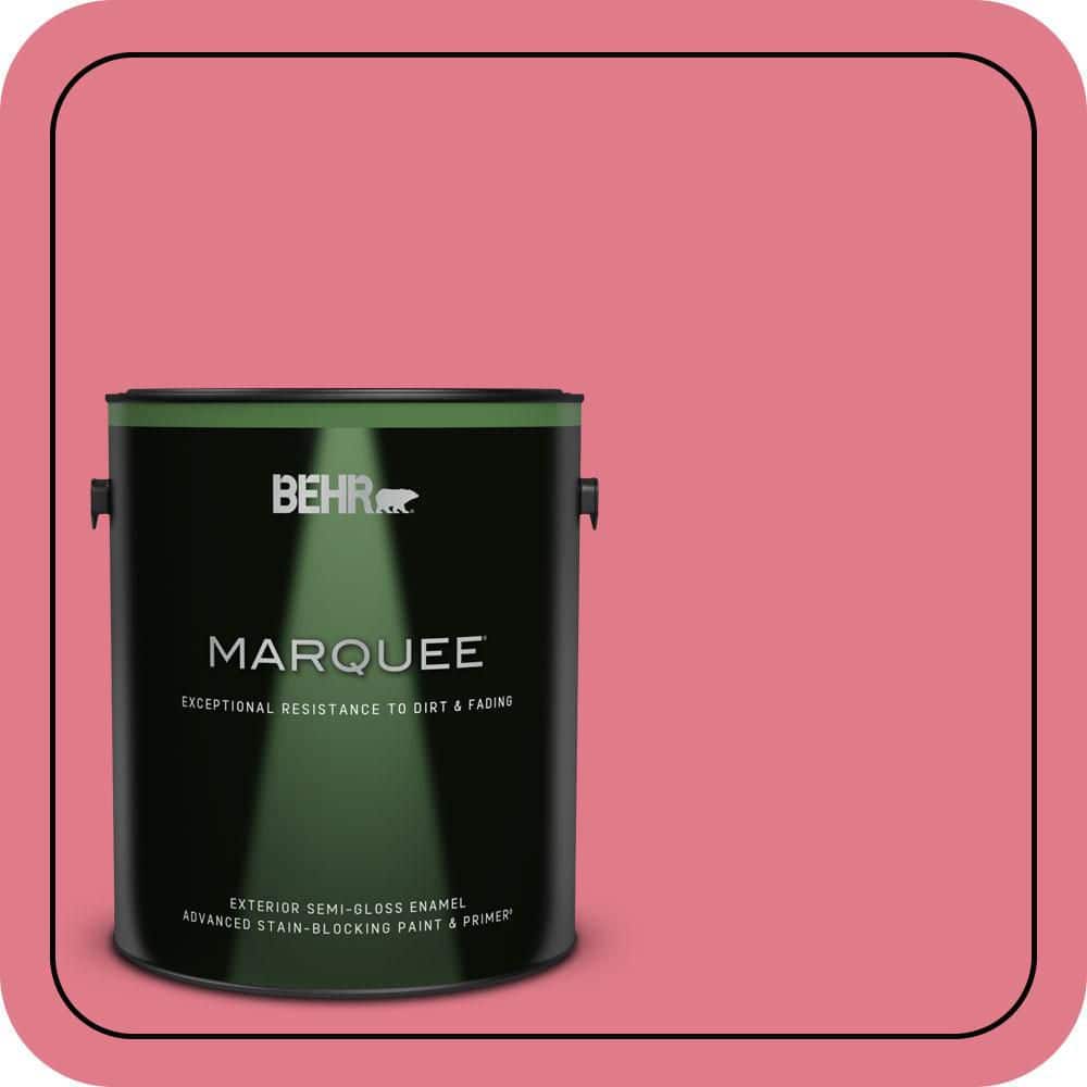 1 gal. #P150-4 Hot Gossip Semi-Gloss Enamel Exterior Paint & Primer price history on PriceWatchPro