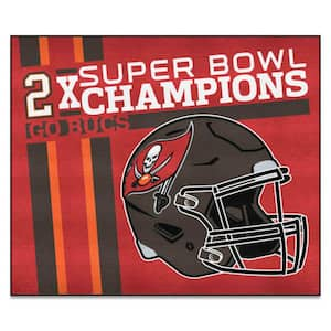 Tampa Bay Buccaneers Super Bowl LV Champions Rug 