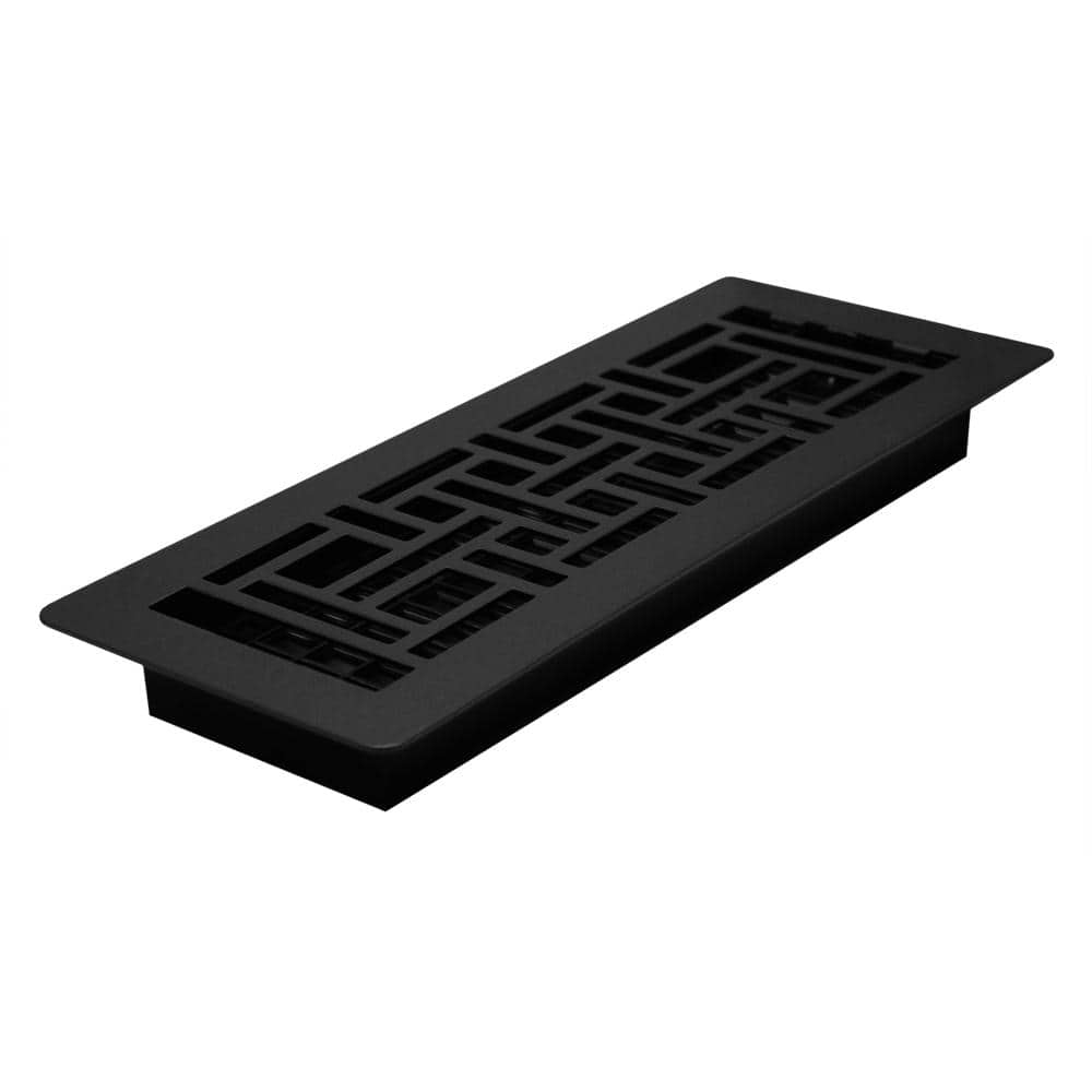 4 in. x 12 in. Oriental Low Profile Steel Textured Black price history on PriceWatchPro