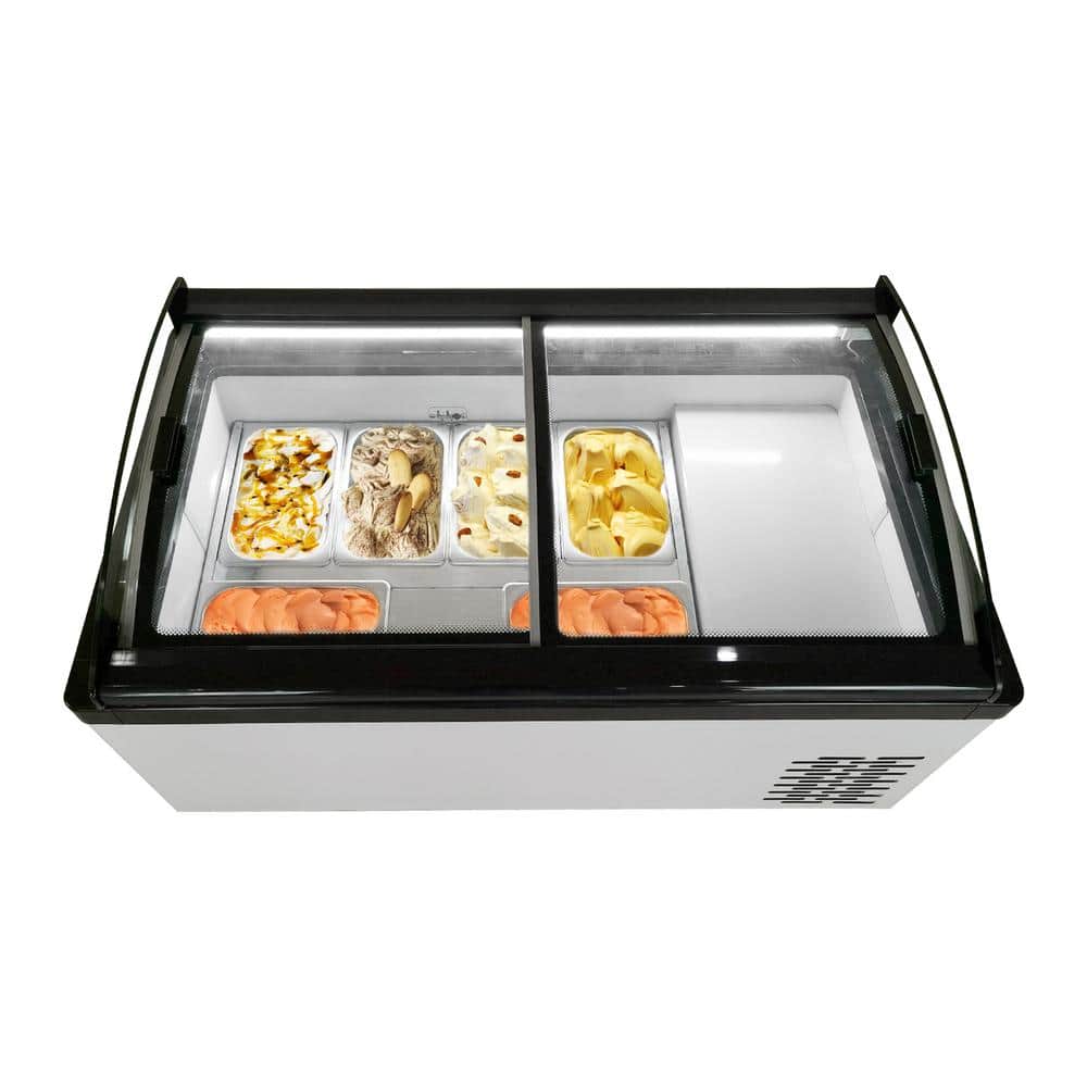 Hard Ice Cream Showcase 43 in. 6.36 cu.ft. Auto / Cycle Defrost Chest Freez