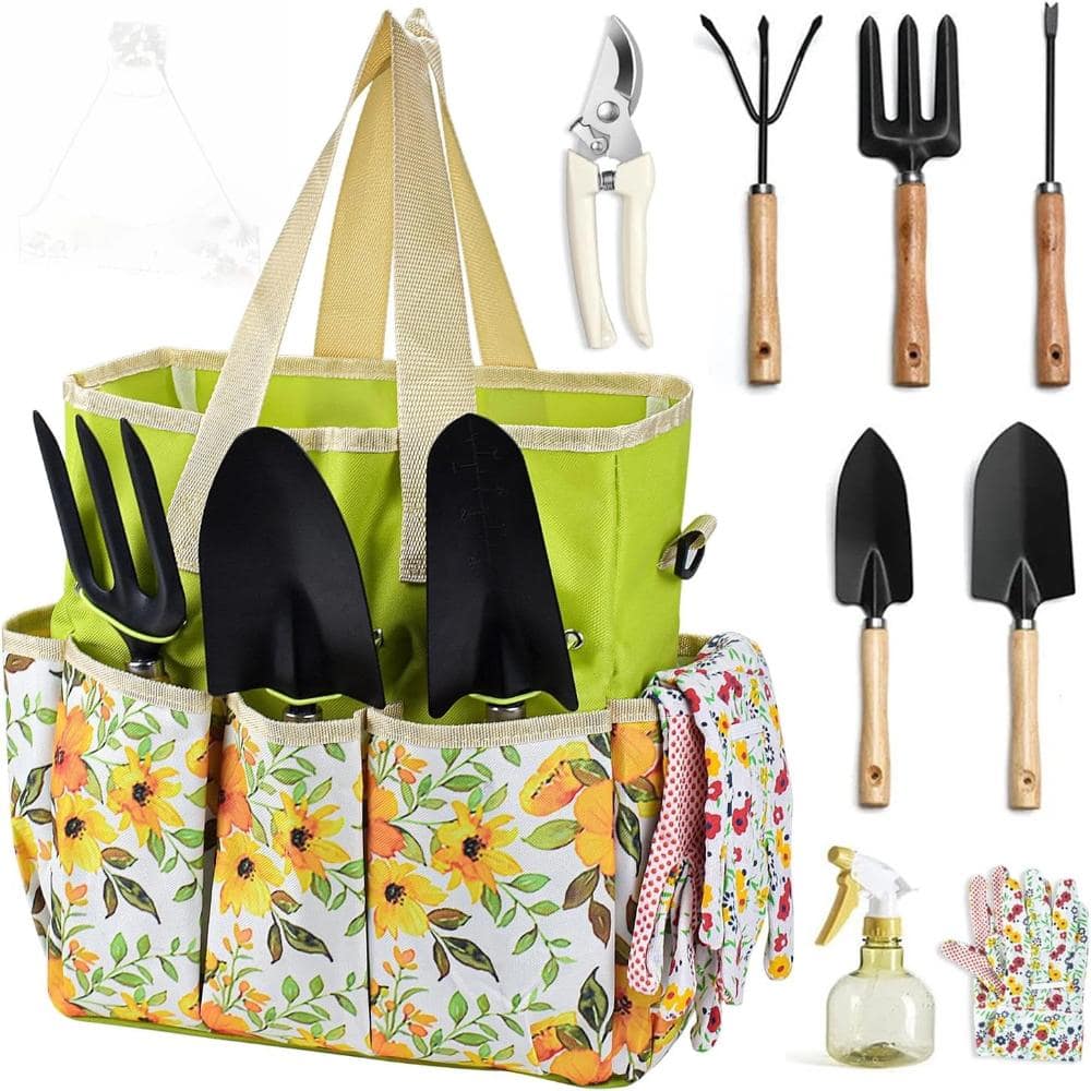 10-Piece Garden Tool Set with Storage Tote Heavy Duty Steel Chromatic price history on PriceWatchPro