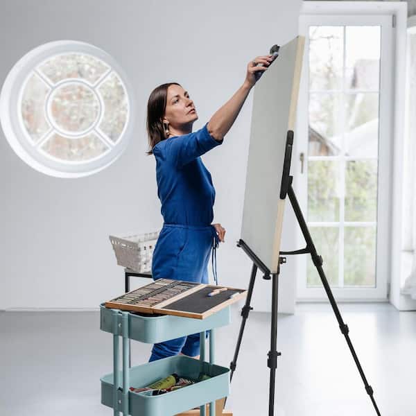 Aoibox Adjustable Aluminum Easel Stand for Painting Display