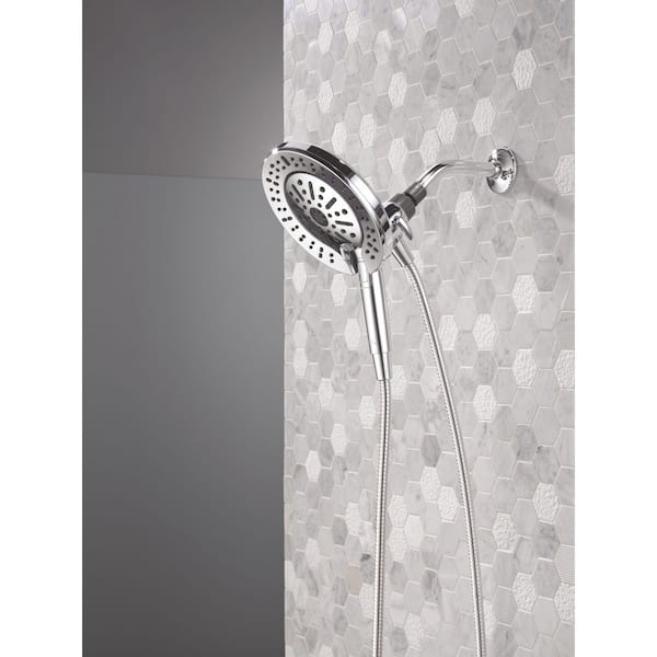 Delta In2ition w/ Cleaning Spray 6-Spray Dual Wall Mount Fixed and