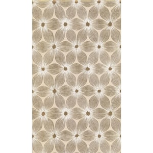 Beige & Gold Everlasting Wallpaper, 21-in by 33-ft