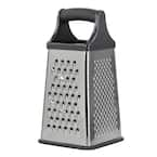 Rosle Stainless Steel Multifunctional Grater with Non-Slip Silicone Base  95009 - The Home Depot