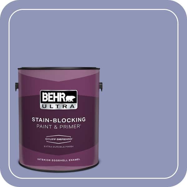 BEHR ULTRA 1 gal. #BIC-20 Lively Lilac Extra Durable Eggshell Enamel Interior Paint & Primer