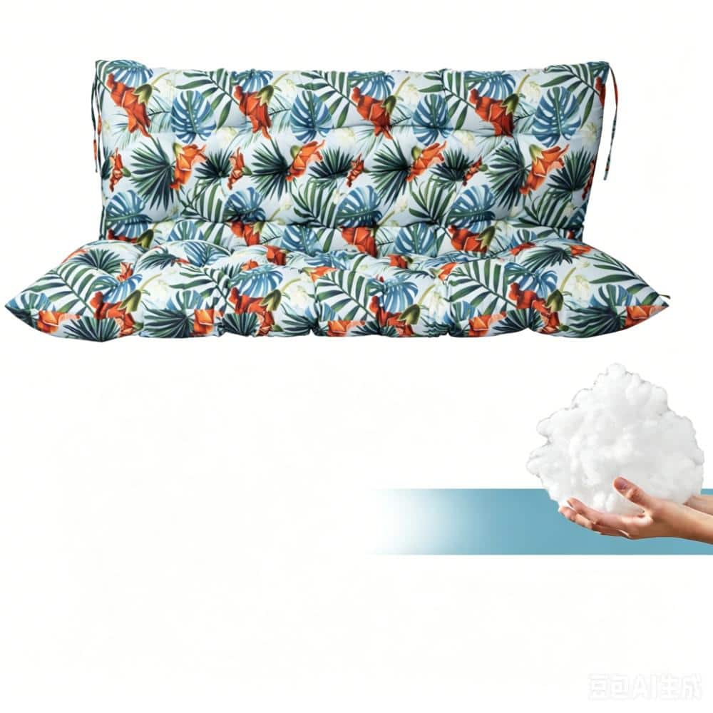 Waterproof Porch Swing Cushion Replacement, 71 x 40 Inch Outdoor Bench Pad for 3-Seater Swing price history on PriceWatchPro