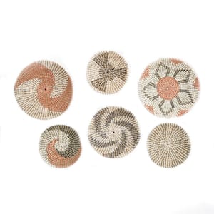 Brown Seagrass Eclectic Wall Decor 14 In. x 14 In.