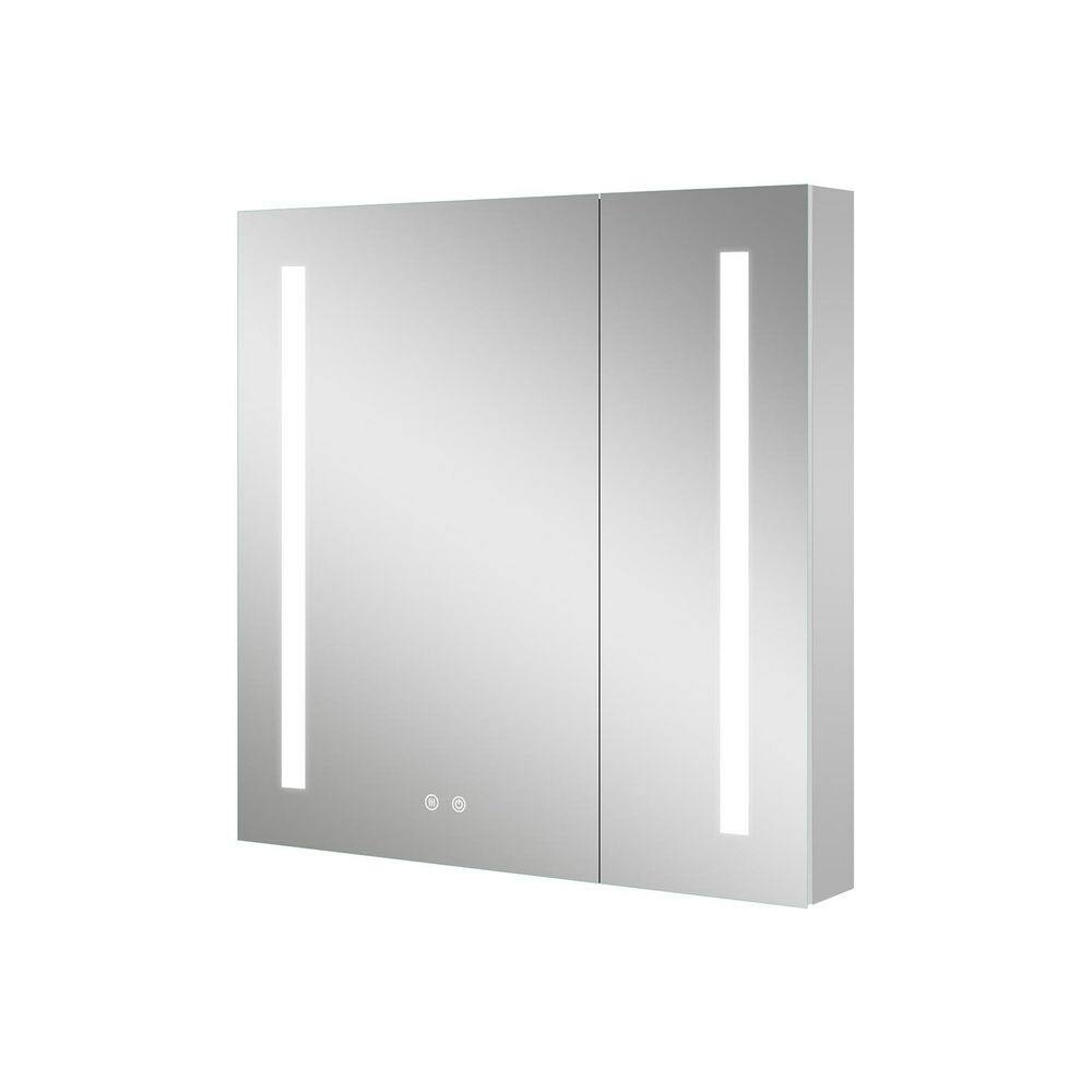 30 in. W x 30 in. H Square Aluminum LED Fog Free Medicine Cabinet with Mirror, Soft Close Door price history on PriceWatchPro