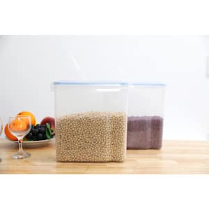 THE CLEAN STORE Cereal Containers Storage Set, Basic, Clear, 6