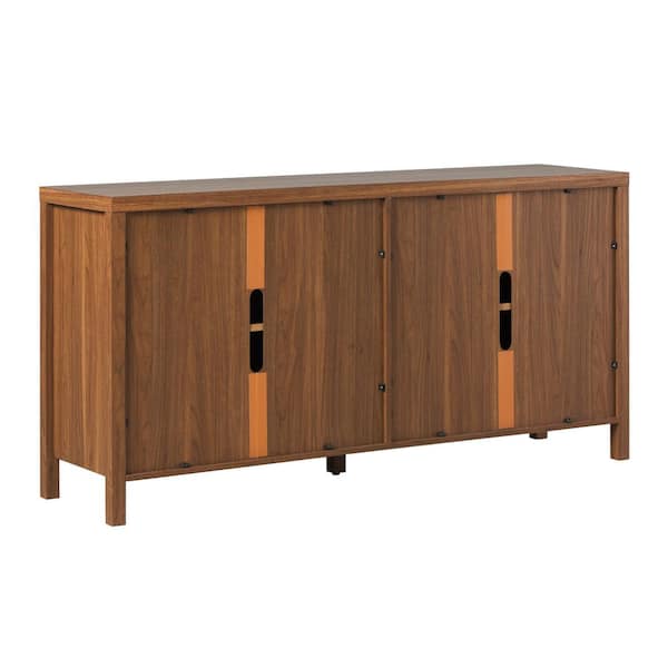 Walker Edison Furniture Company Paisley Medium Brown Oak Modern