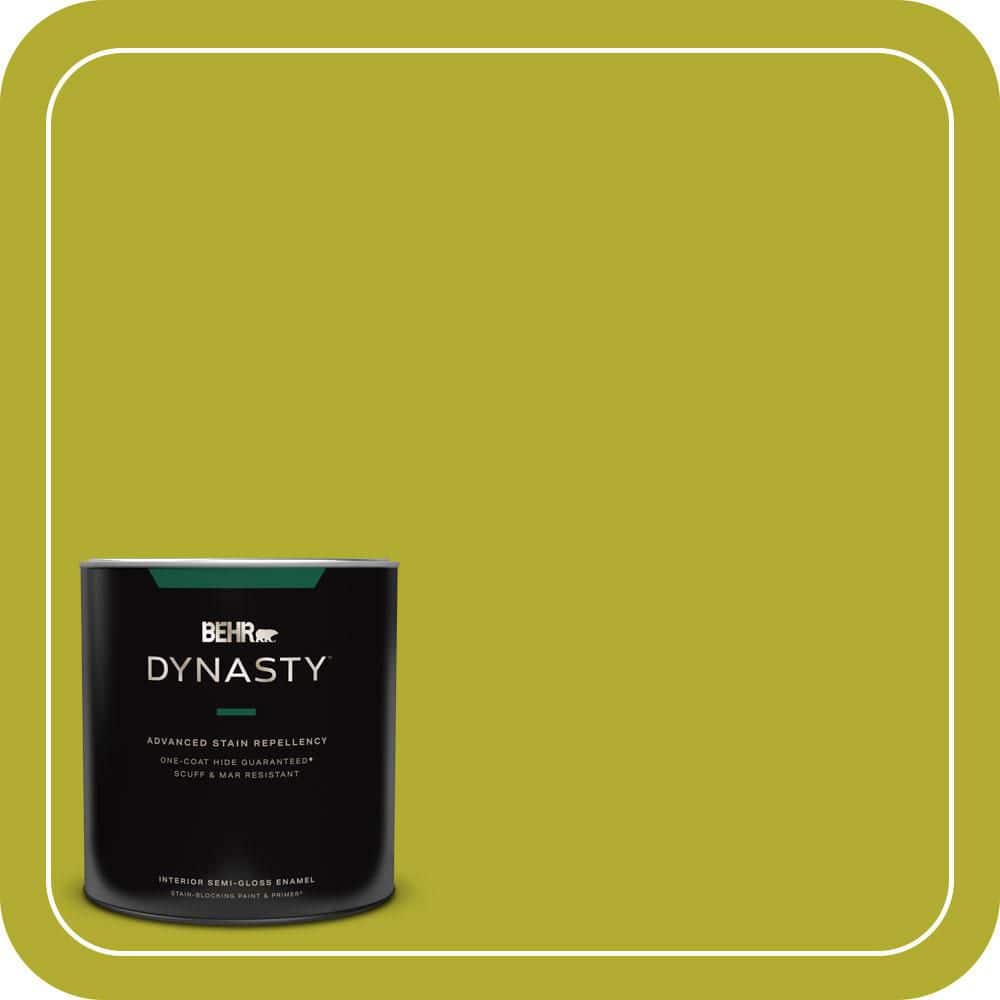 1 qt. #P340-6 Green Neon Semi-Gloss Enamel Interior Stain-Blocking Paint and Primer price history on PriceWatchPro