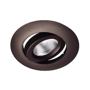 6 in. Oil Rubbed Bronze Recessed Gimbal Ring Trim