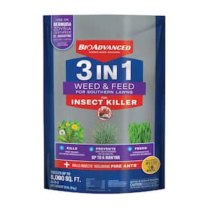 20 lbs. 3-in-1 Weed and Feed for Southern Lawns Dry Fertilizer Plus Insect Killer
