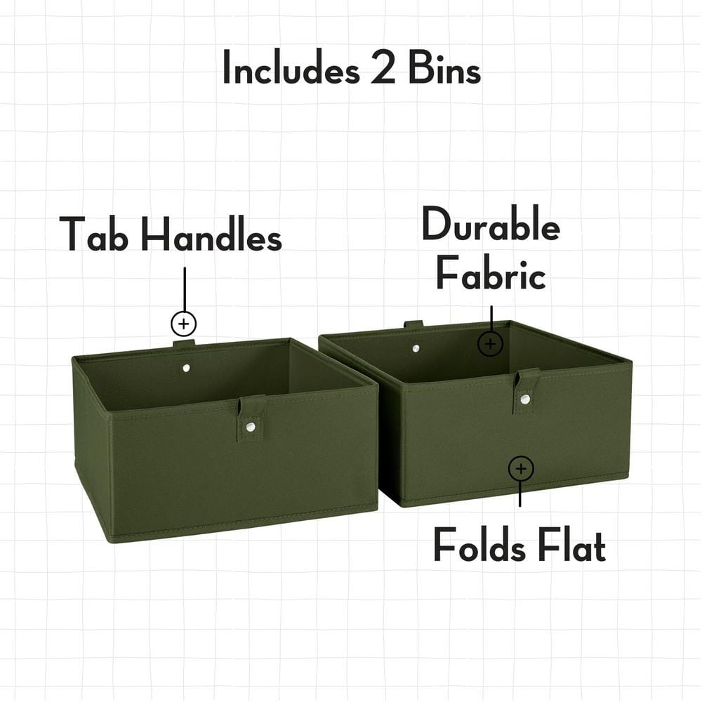 White and Olive Kids 4-Tier Ladder Shelf with Toy Organizer