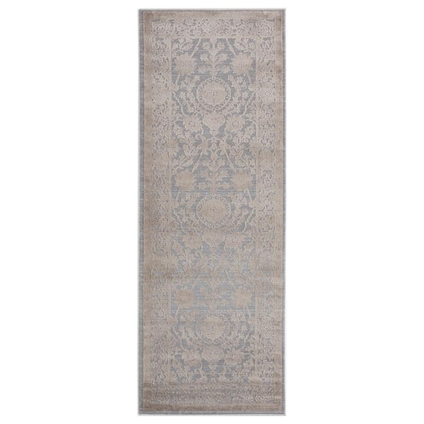 Cascades Shasta Wheat 2 ft. 7 in. x 7 ft. 2 in. Runner Rug