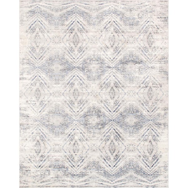 Pasargad Home Efes Light Grey 12 ft. x 15 ft. Abstract Area Rug