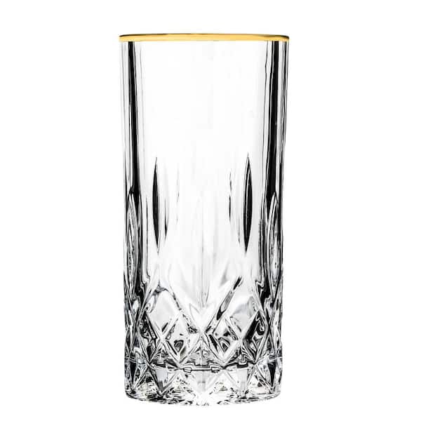 King Crystal Highball Drinking Glasses tall Glass Cups lead - Temu