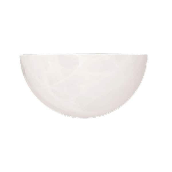 Millennium Lighting White Alabaster Sleek and Unique Wall Sconce