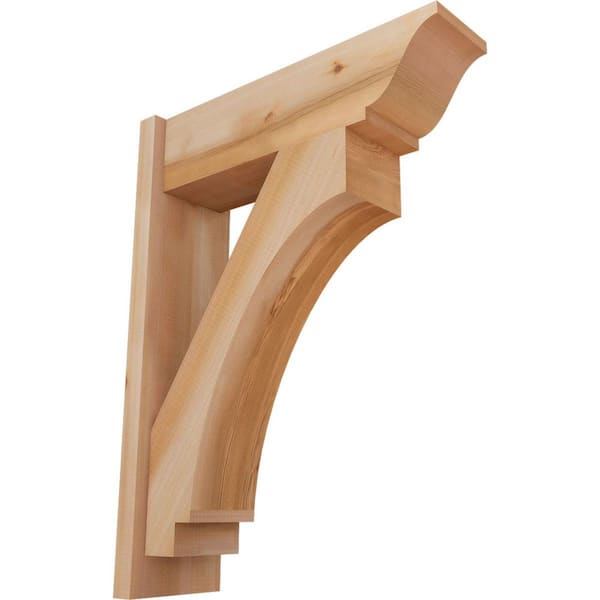 Ekena Millwork 8 in. x 32 in. x 24 in. Imperial Traditional Smooth Western Red Cedar Outlooker