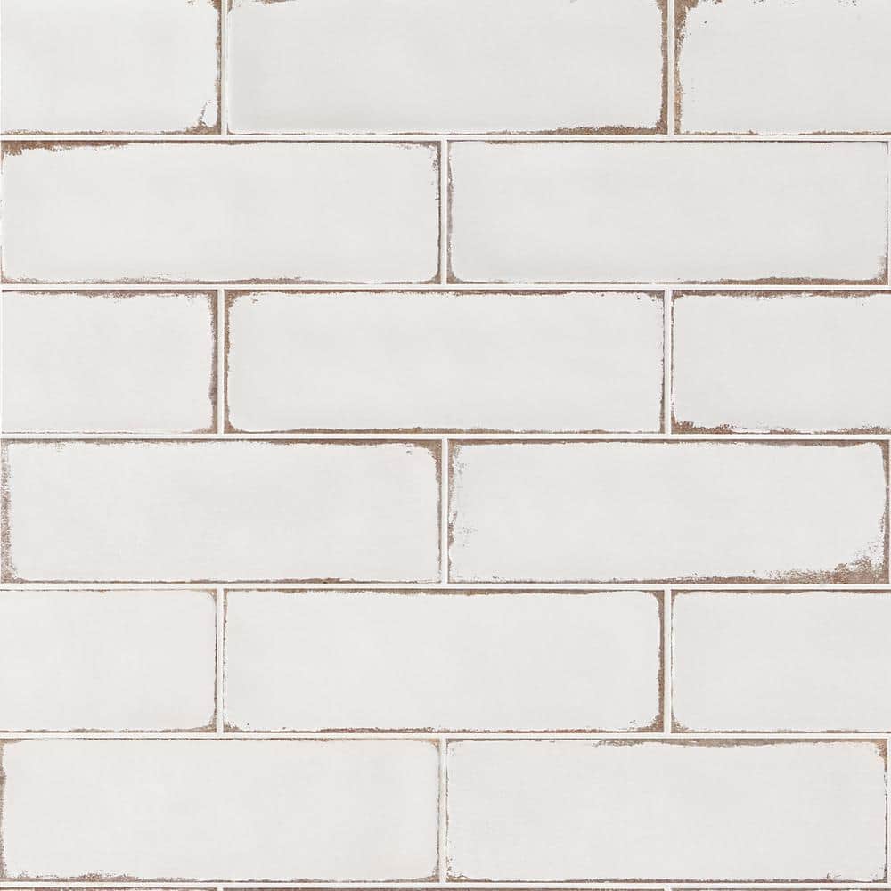 Santa Fe 4" x 12" Ceramic Fabric Look Subway Tile