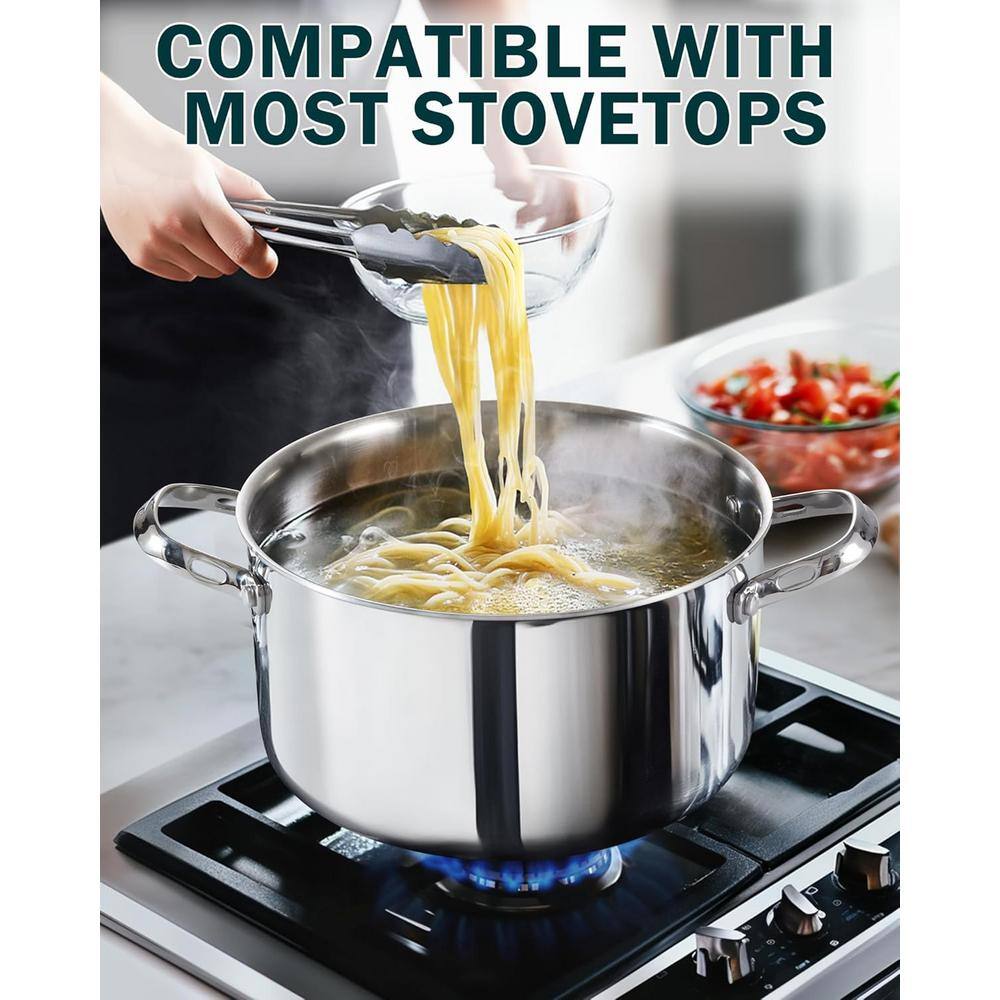 All-Clad D3 6-Quart Stainless Steel Stockpot with Lid