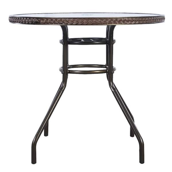 Outdoor Dining Table, Half Round Outdoor Dining Table
