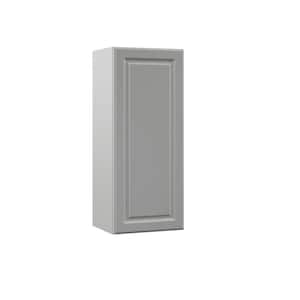Designer Series Elgin Assembled 15x36x12 in. Wall Kitchen Cabinet in Heron Gray
