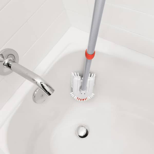 Scrub Brush Cleaning Shower Scrubber Comfort Grip Handle And - Temu