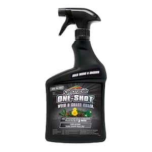 One Shot Weed and Grass Killer 32oz No Mix Ready-To-Use Spray Kills the Root