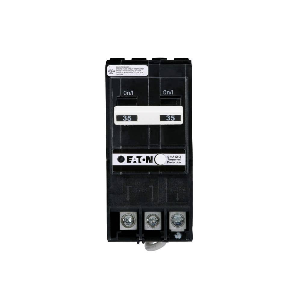 BR 35 Amp 120-Volt/240-Volt 2-Pole GFCI Pigtail Neutral Circuit Breaker (BRN235GF) price history on PriceWatchPro