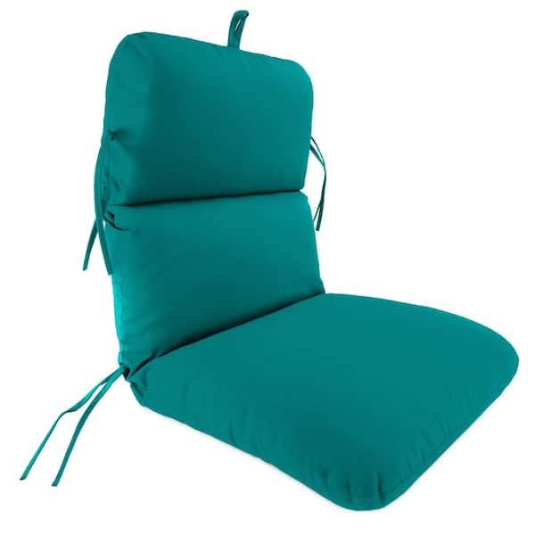 Jordan Manufacturing 22 in. L x 45 in. W x 5 in. H Rectangular Outdoor Chair Cushion in Celestial Teal