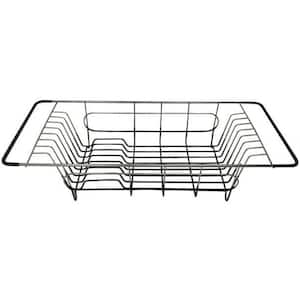 Better Houseware, Stainless Steel Over-the-Sink Dish Drainer, Silver Dish Rack