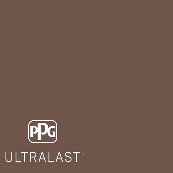 PPG UltraLast 1 gal. PPG1074-6 Caramelized Walnut Eggshell Interior Paint and Primer