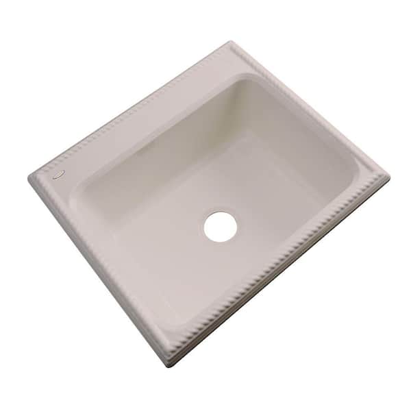 Thermocast Wentworth Drop-In Acrylic 25 in. Single Bowl Kitchen Sink in Fawn Beige