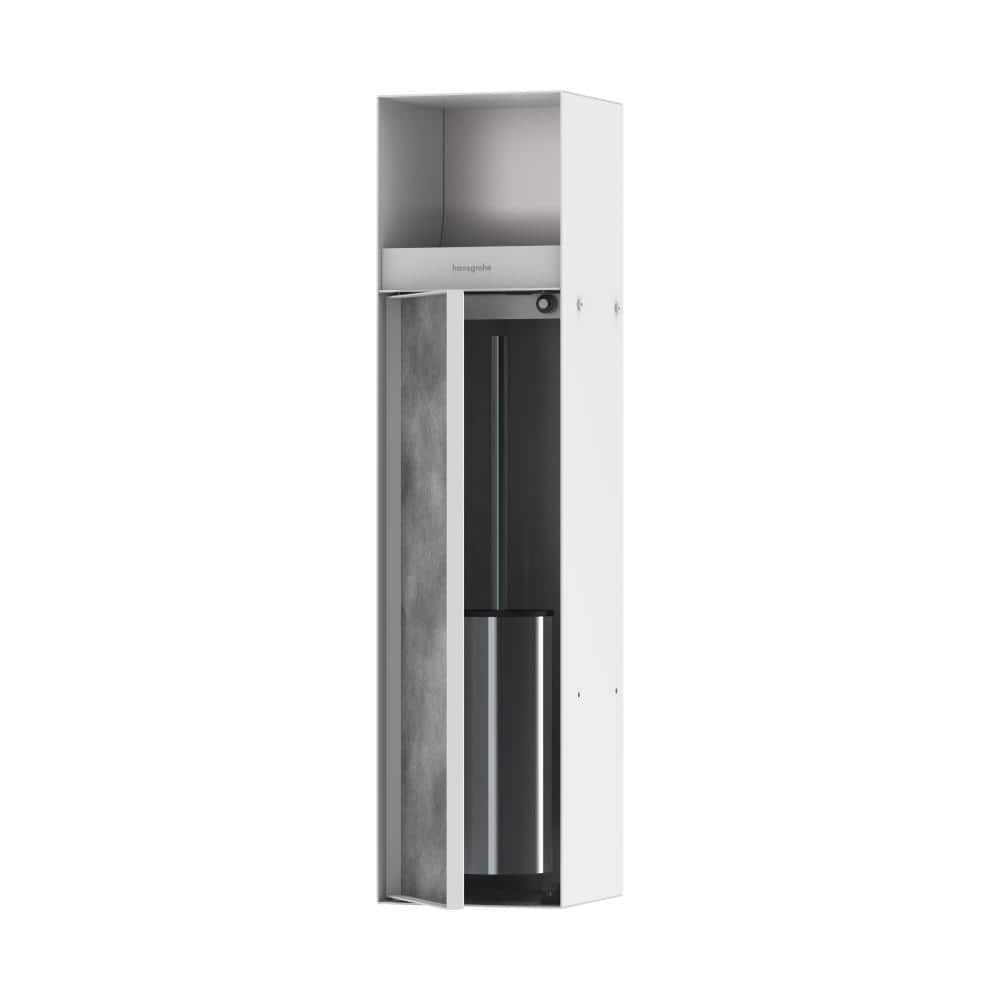 Hansgrohe XtraStoris Rock Recessed Toilet Paper Holder Bath
