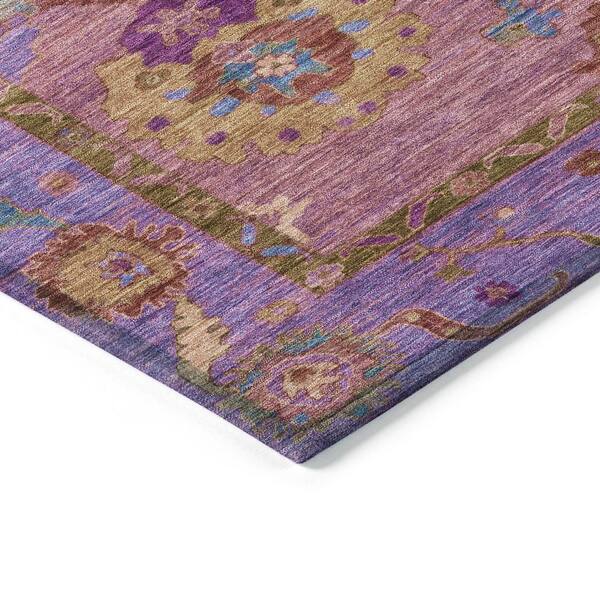Chantille Machine Washable Indoor/Outdoor Abstract ACN2230 Pink 3 ft. x 5 ft. Area Rug